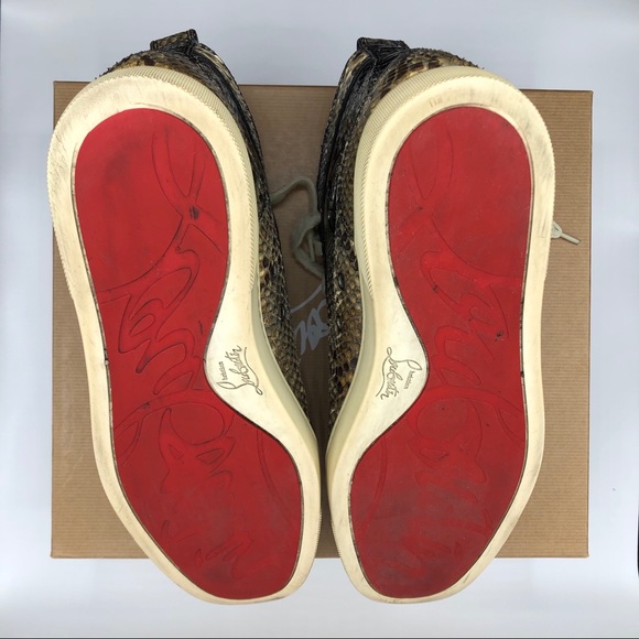 Christian Louboutin Louis Flat Python Pesce - Picture 4 of 8